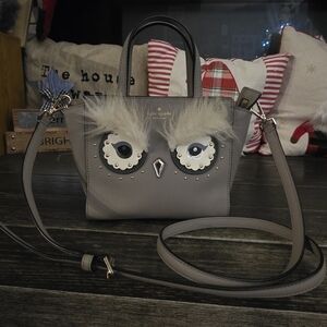 Flawless Kate Spade NEW YORK BRIGHT Owl Mini Hadlee 6.4"h x 7.3"w x 2.4 RARE